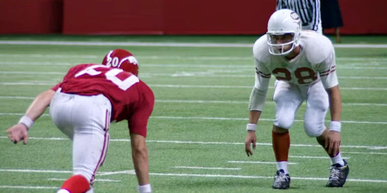 Finn Wittrock as Freddie Steinmark in My All American.