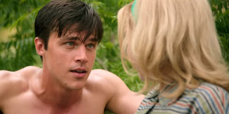 Finn Wittrock as Freddie Steinmark and Sarah Bolger as Linda Wheeler in My All American.