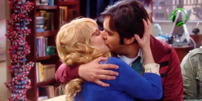 Raj dreams of kissing Bernadette on TBBT