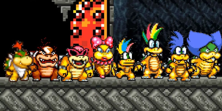 The Koopaling siblings in the animated TV series Super Mario Bros Z