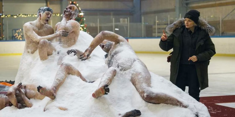 Danvers investigates the corpsicle in True Detective: Night Country episode 2