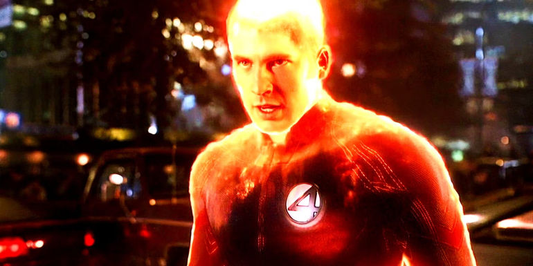 Chris Evas as Johnny Storm in Fantastic Four