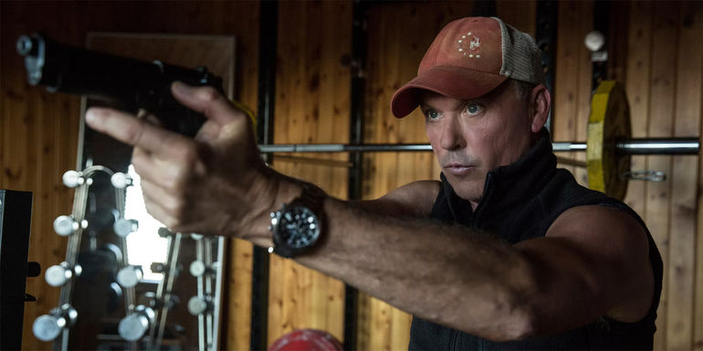 Michael Keaton as Stan Hurley in American Assassin