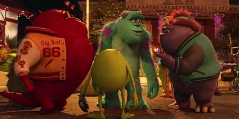 Omega Howl trying to recruit Sully in Monsters University