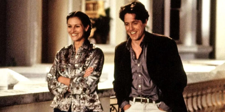 Julia Roberts and Hugh Grant in Notting Hill