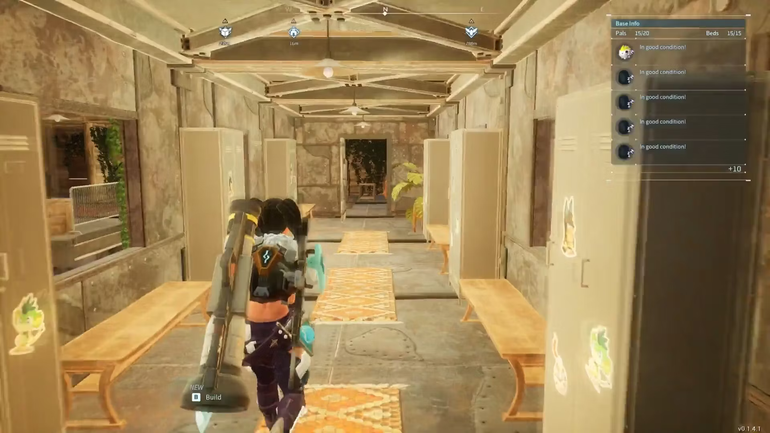 Palworld Prusyakish Prison Screenshot 6 locker room hall