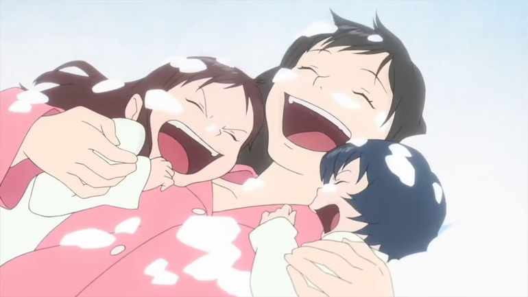 Wolf Children - After running down mountain