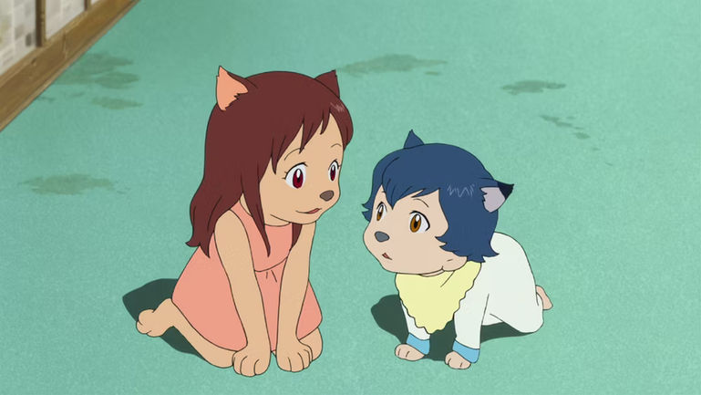 wolf children as babies