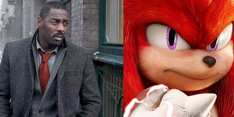 Idris Elba and Knuckles
