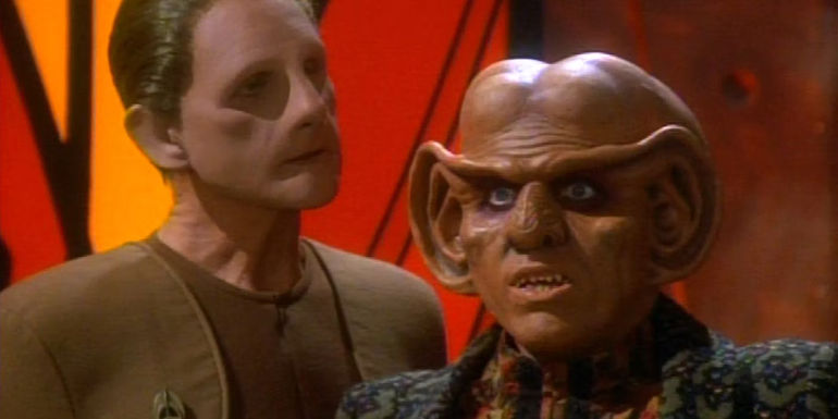 Odo and Quark in DS9 Move Along Home