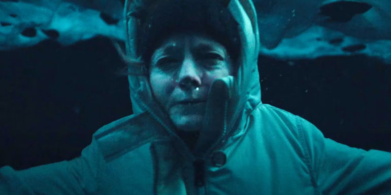 Danvers underneath the ice in True Detective: Night Country finale