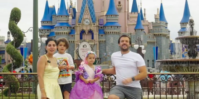 Love island season 2 Cara and nathan and kids disneyland