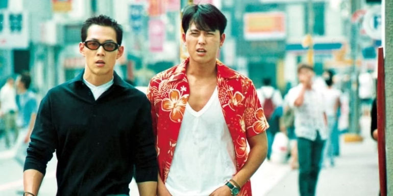 Lee Jung-jae and Jung-Woo-sung in City of the Rising Sun