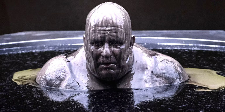 Baron Harkonen coming out of a pool of goo in Dune