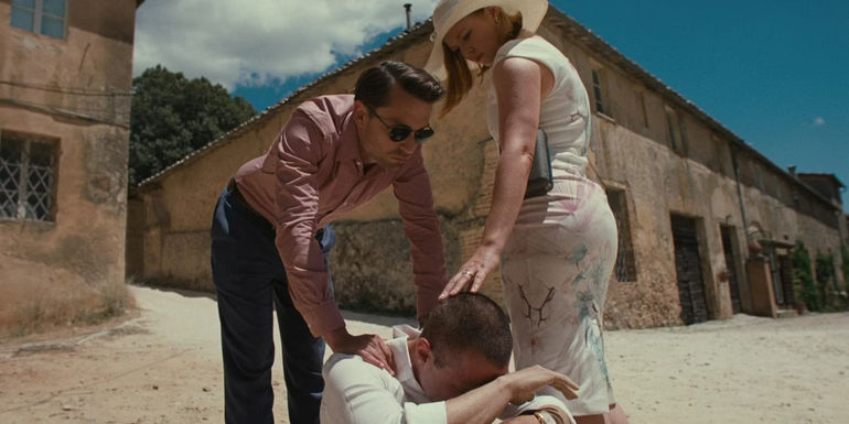 Shiv, Roman, and Kendall in Succession episode All The Bells Say