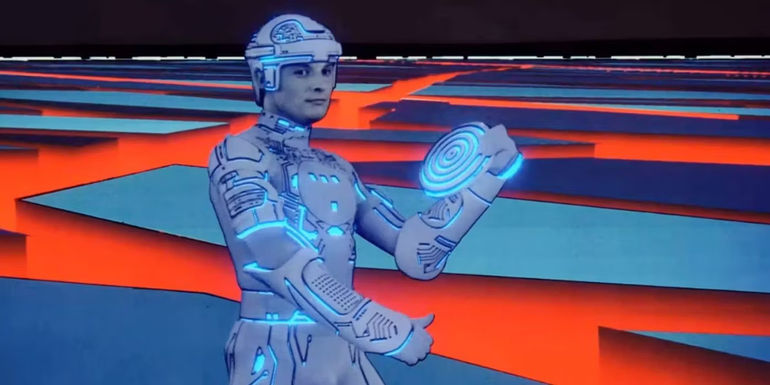 Tron featuring a light disc