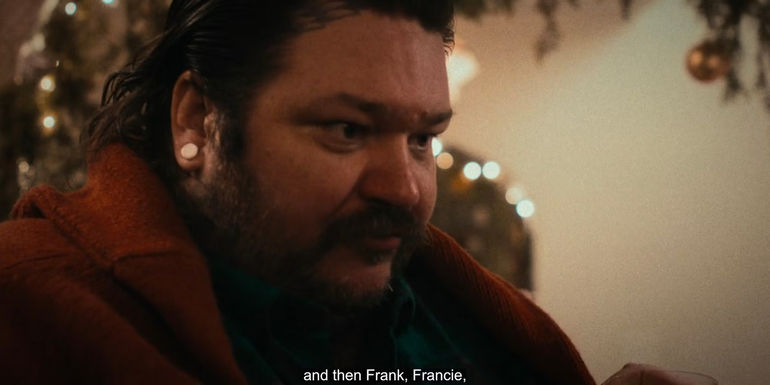 A screenshot of Neil Fak in The Bear with the captions reading: 