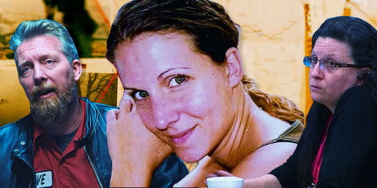 Custom image of Dave, Cari, and Liz from Netflix's Lover, Stalker, Killer documentary.