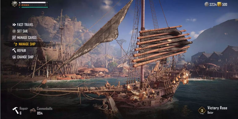 Skull and Bones Manage Ship 