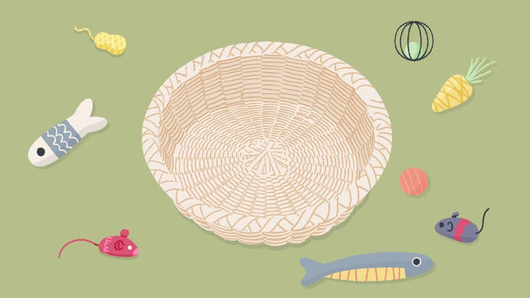 a little to the left basket puzzle