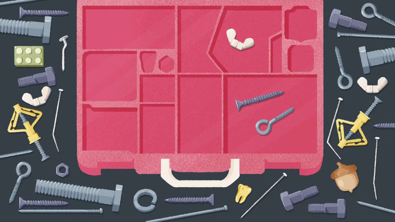 a little to the left screws puzzle