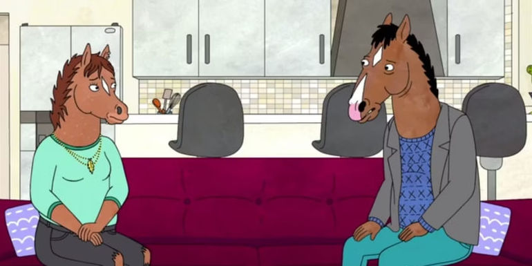 Bojack and Hollyhock have a heart-to-heart