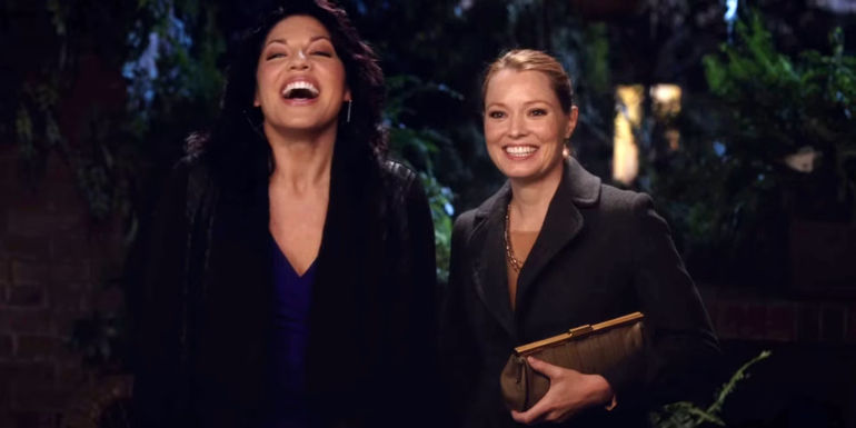 Callie and Penny in Grey's Anatomy season 12.
