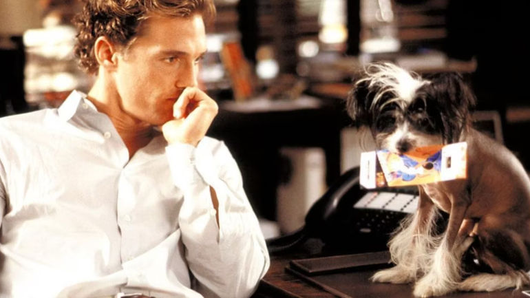 The Enigmatic Canine Companion in a Romantic Comedy Gem