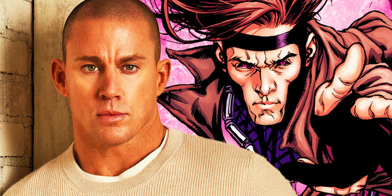 Channing Tatum and Gambit from Marvel Comics