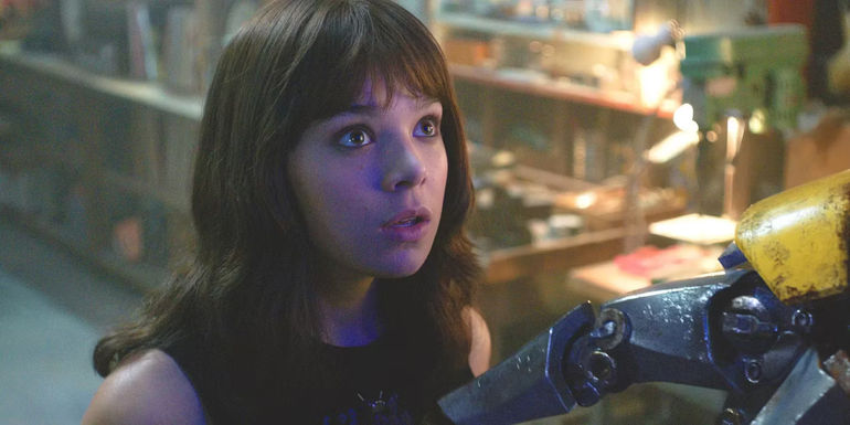 Charlie talking to Bumblebee