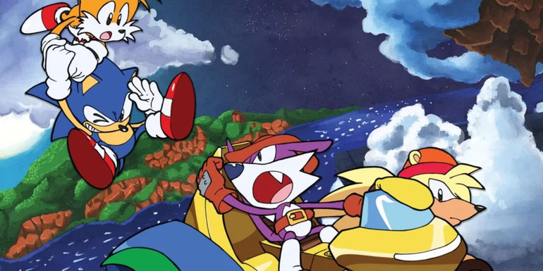 Fang and Sonic and Tails in new miniseries