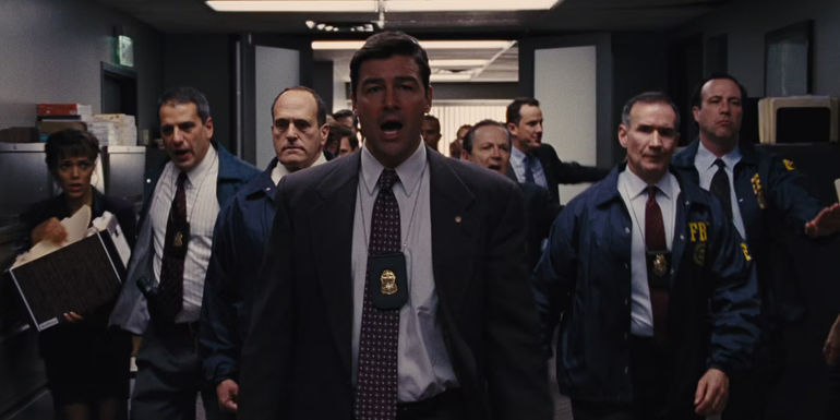 Patrick leads in the FBI in The Wolf of Wall Street