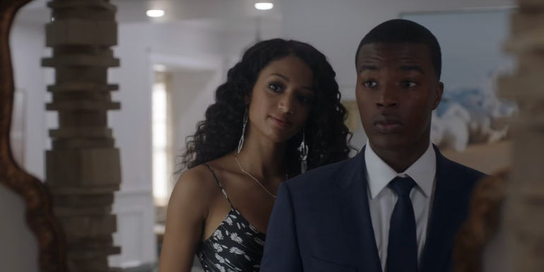 Spencer and Olivia in All American season 1