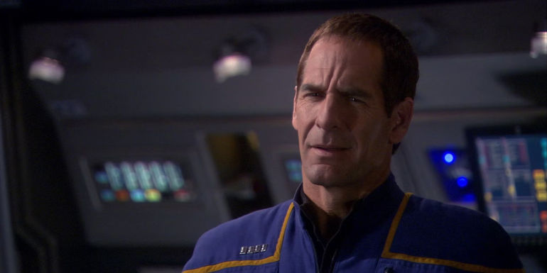 Star Trek Enterprise. Scott Bakula as Captain Jonathan Archer.