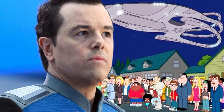 Seth MacFarlane in Orville and Family Guy American Dad casts