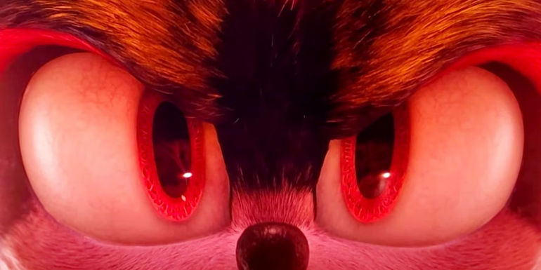 Shadow's eyes open in Sonic the Hedgehog 2
