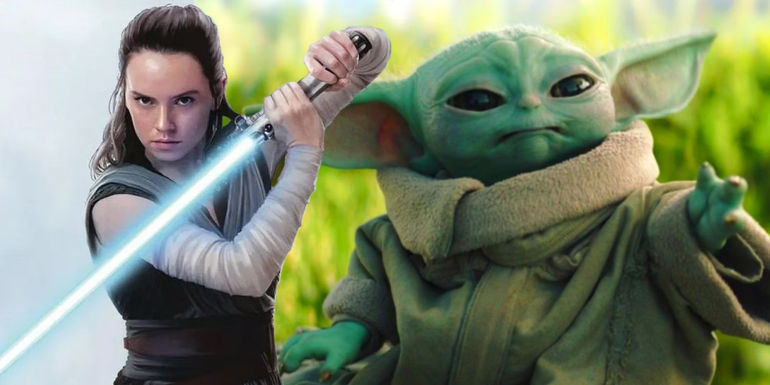 Star Wars Rey And Grogu Baby Yoda