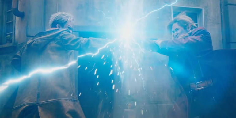 Edward and Scar fighting in Fullmetal Alchemist movie