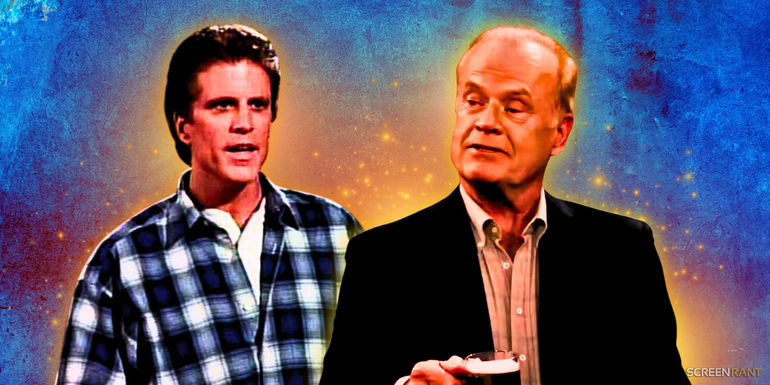 Ted Danson as Sam Malone and Kelsey Grammer as Frasier