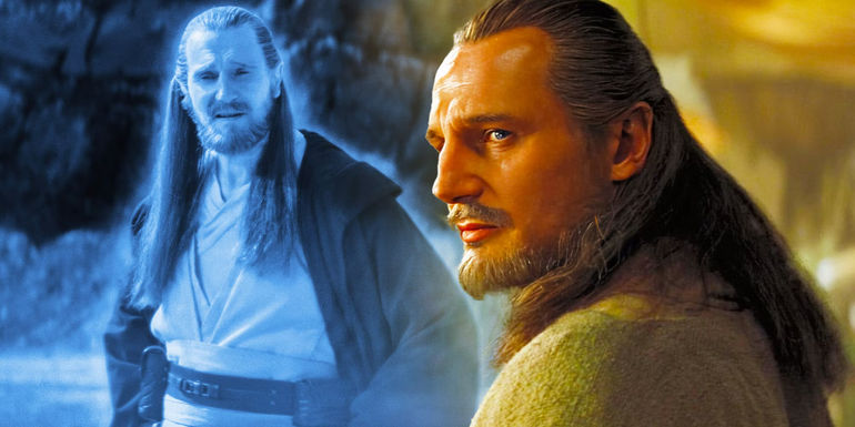 Qui Gon Jinn Star wars phantom menace force ghost
