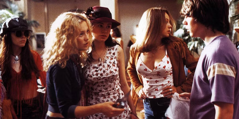 Penny Lane and the other band aids talking to William in Almost Famous