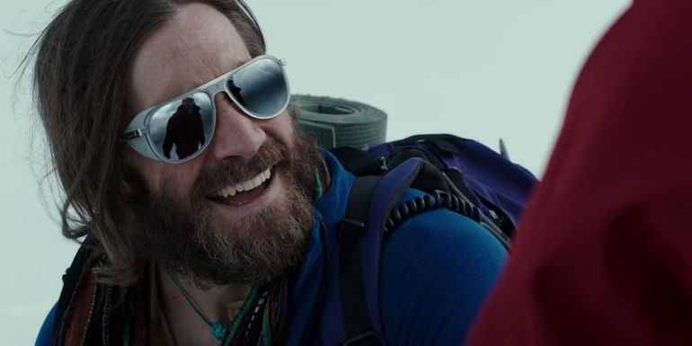 Jake Gyllenhaal as Scott Fischer in Everest.
