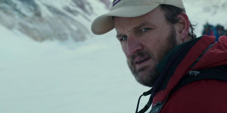 Jason Clarke as Rob Hall in a scene from Everest.