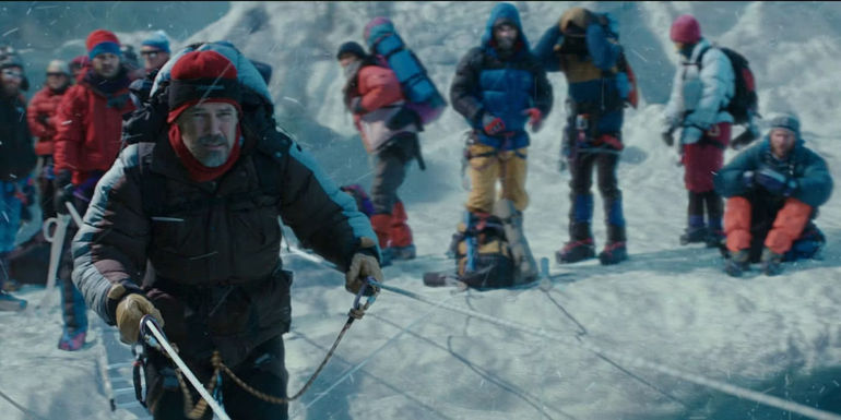 Josh Brolin as Beck Weathers in Everest.