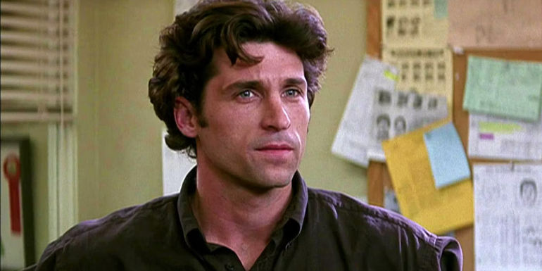 Patrick Dempsey in Scream 3 looking concerned