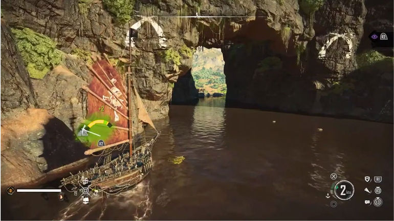 A player harvesting Cobalt in Skull and Bones