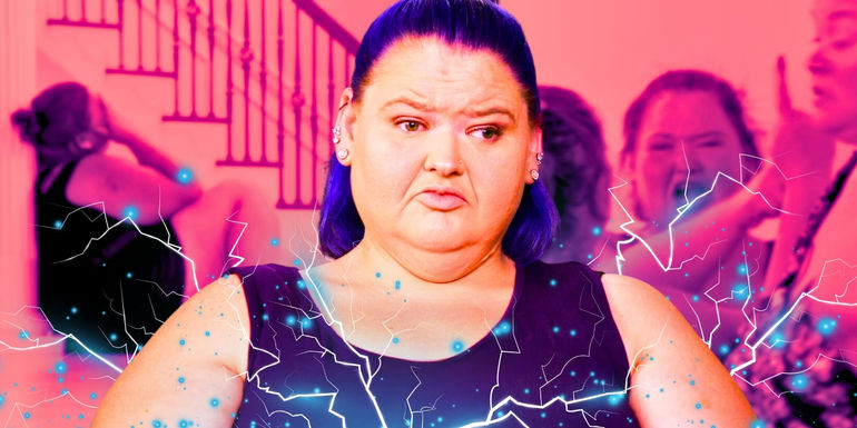 1000-Lb Sisters Amy Slaton and Tammy montage with pink background