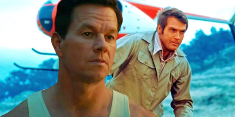 A custom image of Mark Wahlberg and The Six Million Dollar Man's Steve Austin