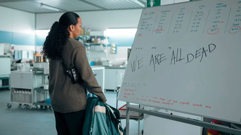 Unraveling the Enigma: The Cryptic Message on the Whiteboard