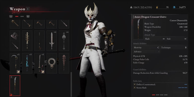 Azure Dragon Crescent Glaive